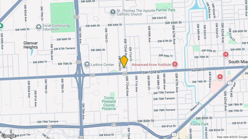 7215 Sunset Dr, Unit 7215 Map and Location Details