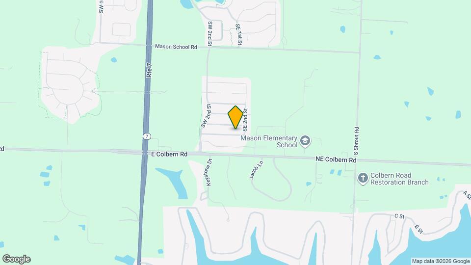 117-121 SE Rock Garden Ln Map and Location Details