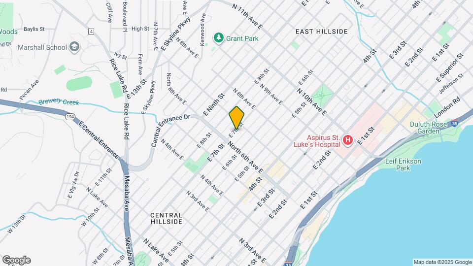 620 E 7th St Mapa y Detalles de la Ubicación