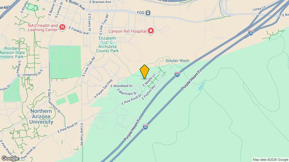 1315 E Hatcher Dr Map and Location Details