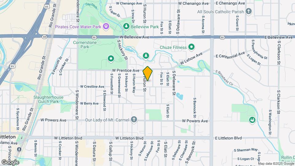 5384 S Huron St Map and Location Details