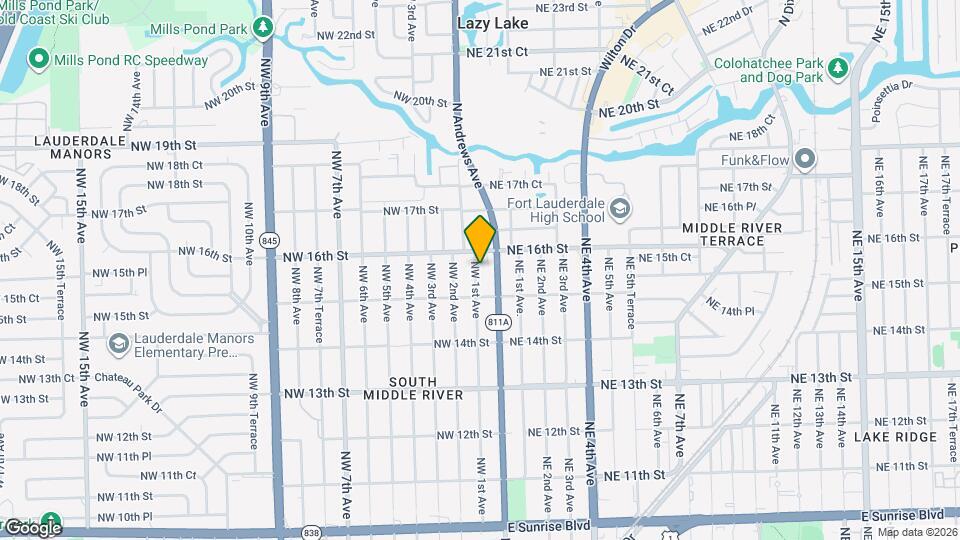 1528 NW 1st Ave Map and Location Details