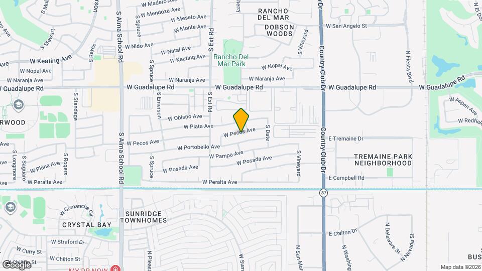 667 W Pecos Ave Map and Location Details