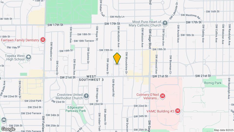 2009 SW McAlister Ave Map and Location Details