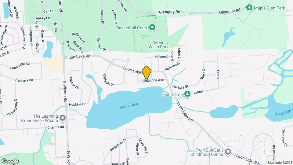2739 Lakeridge Ave Map and Location Details