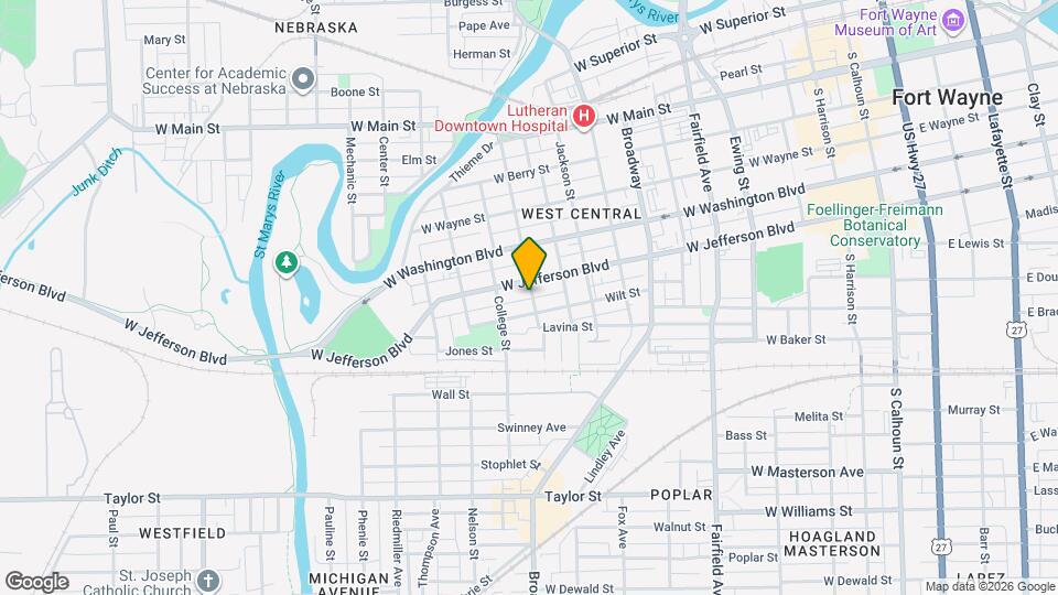 1114 Rockhill St Map and Location Details