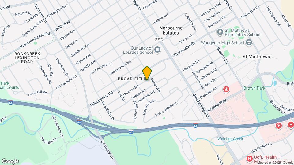 3608 Hanover Rd Map and Location Details