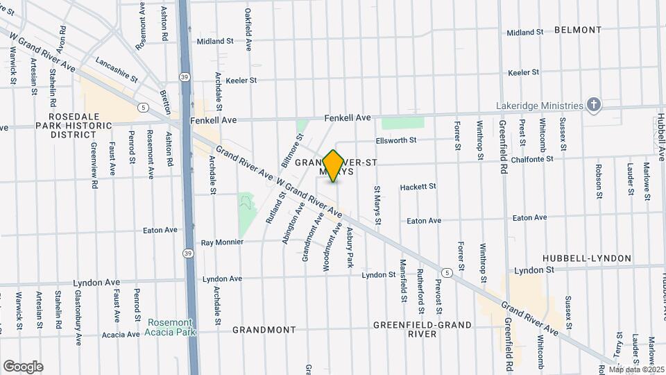 14771 Woodmont Ave Map and Location Details