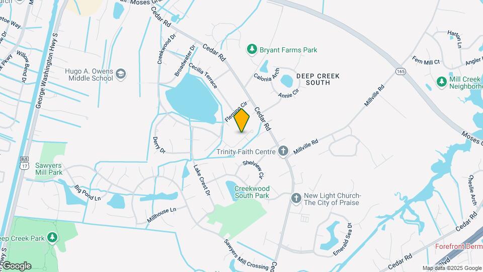 729 Creekwood Dr Map and Location Details