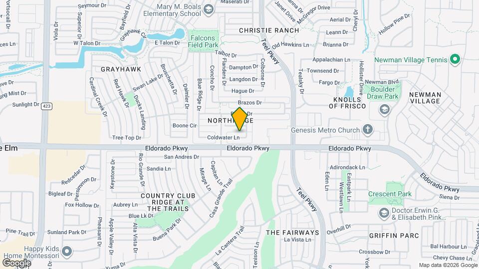 2228 Coldwater Ln Map and Location Details