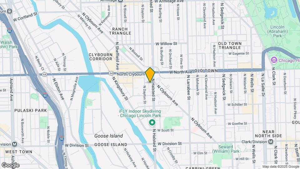 811 W Weed St Map and Location Details