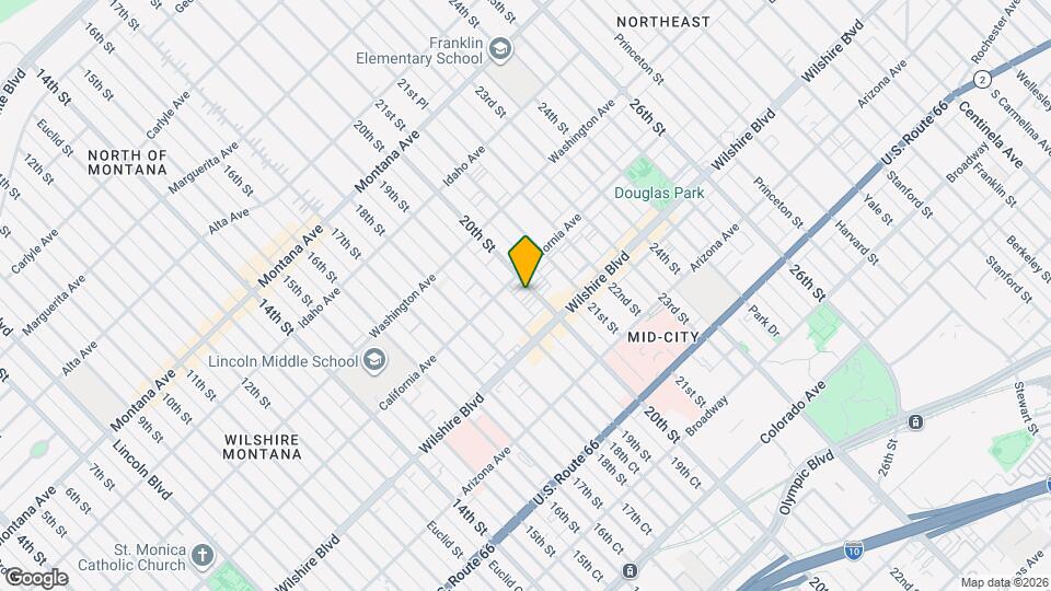 1120 20th St Map and Location Details