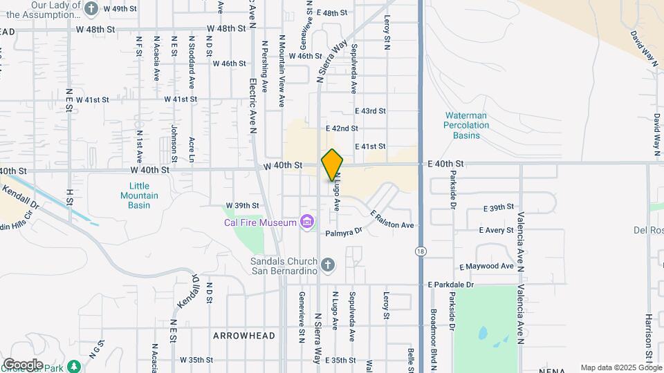 3956 Lugo Ave Mapa y Detalles de la Ubicación