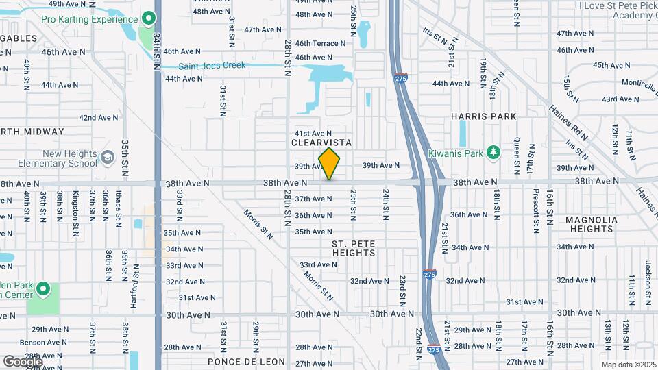 2580 38th Ave N Map and Location Details
