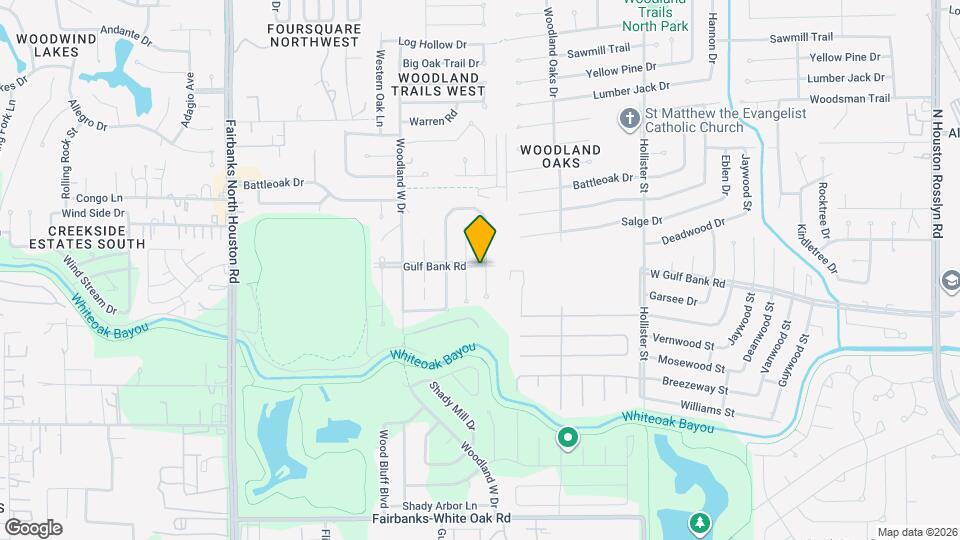 7327 Shady Vale Ln Mapa y Detalles de la Ubicación