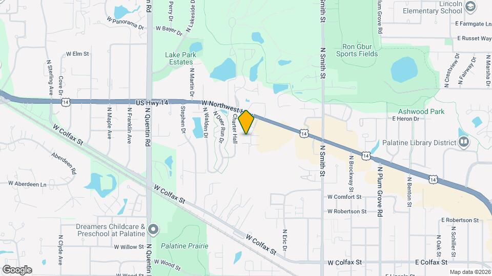 652 N Hidden Prairie Ct Map and Location Details