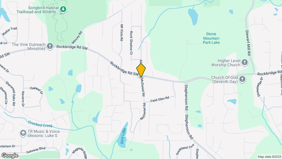 6389 Rockbridge Rd SW Map and Location Details