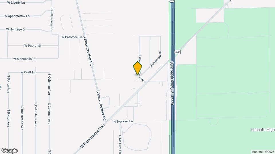 2142 S Gleneagle Terrace Map and Location Details