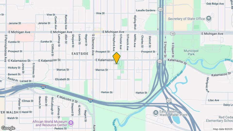 411 S Hayford Ave Map and Location Details