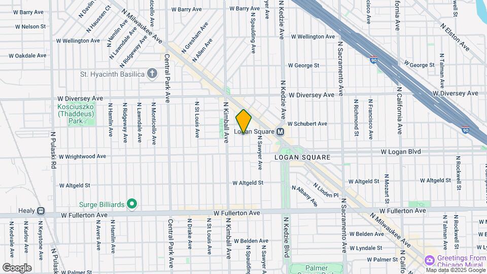 2629 N Spaulding Ave Map and Location Details