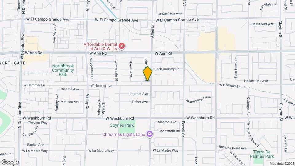 3711 Vidalia Ave Mapa y Detalles de la Ubicación