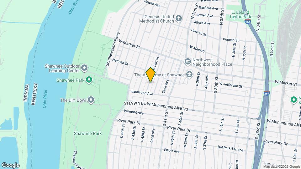 323 S 43rd St Map and Location Details