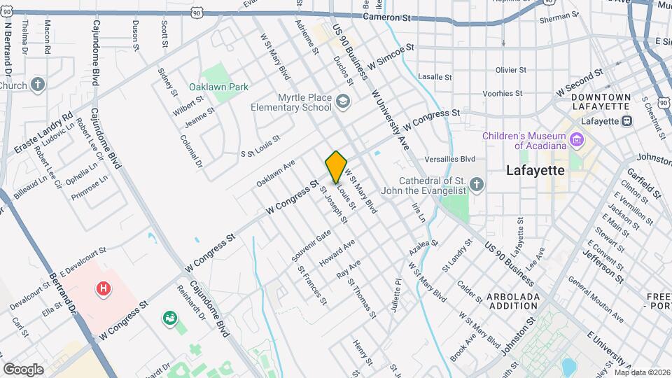741 St Louis St Map and Location Details