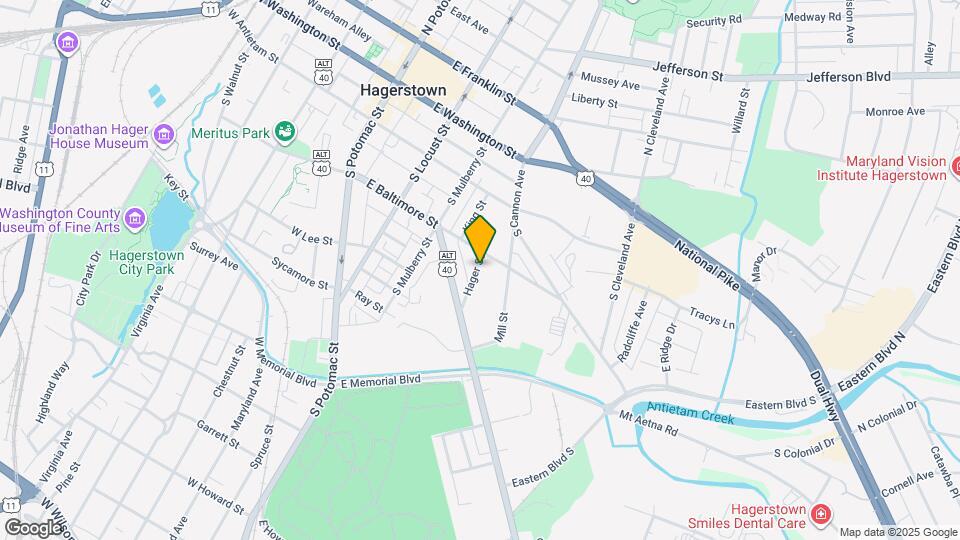 216 Hager St Map and Location Details