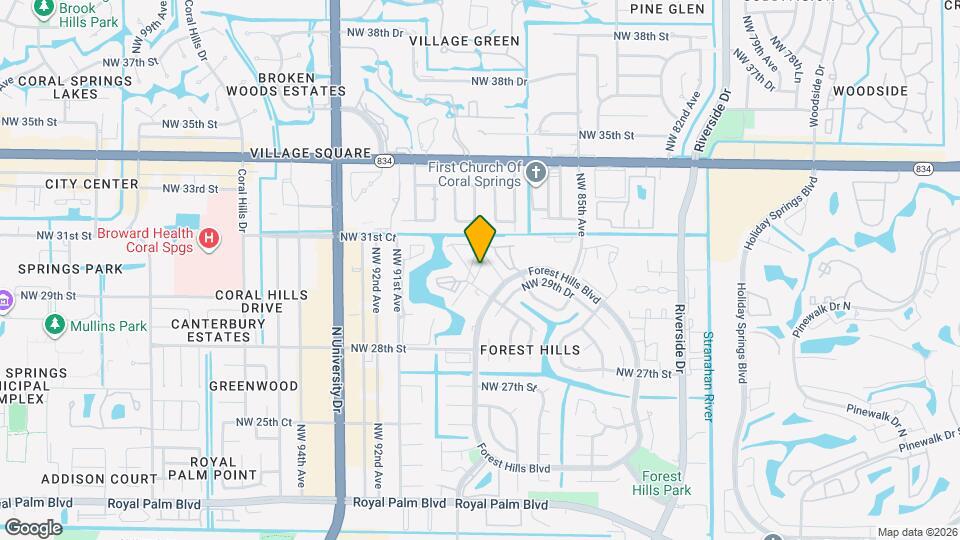 2951 NW 89th Terrace Map and Location Details