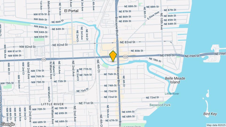 544 NE 78th St Map and Location Details