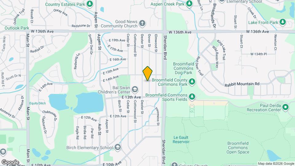 1369 Dover St Map and Location Details