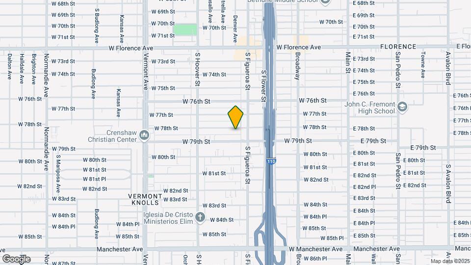 528 W 78th St Map and Location Details