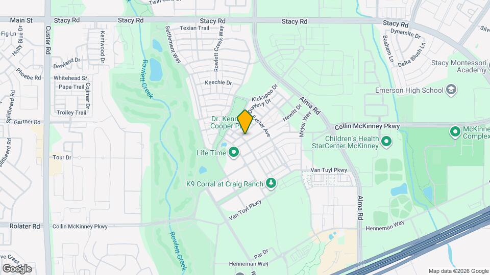 7709 Avondale Dr Map and Location Details