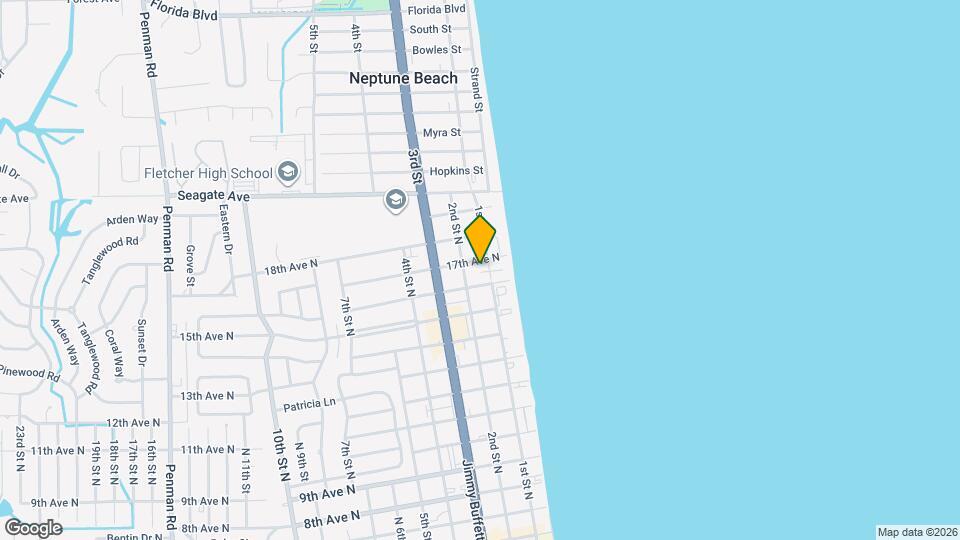 1720 1st St N Map and Location Details