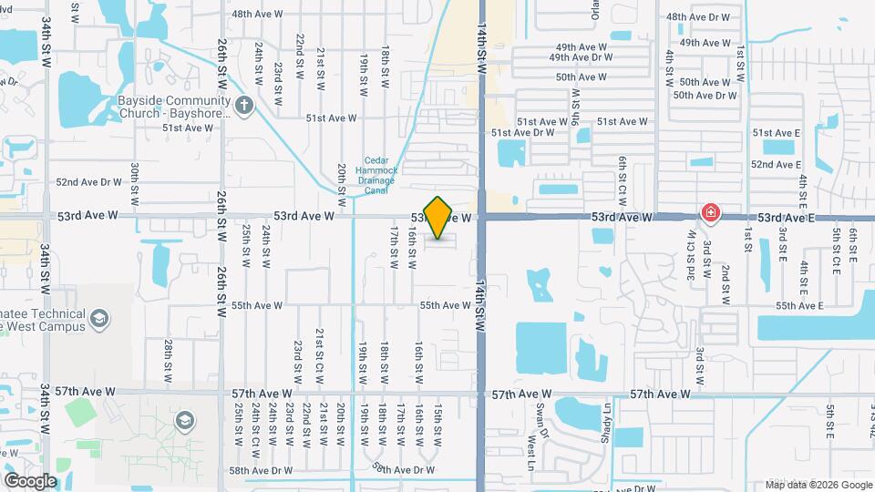 5310 14th St W Map and Location Details