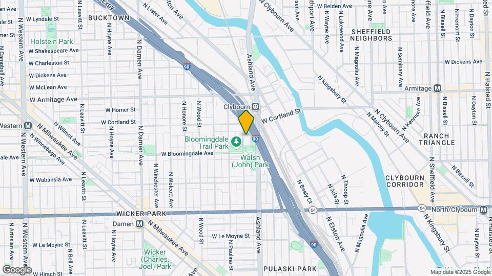 1831 N Marshfield Ave Map and Location Details