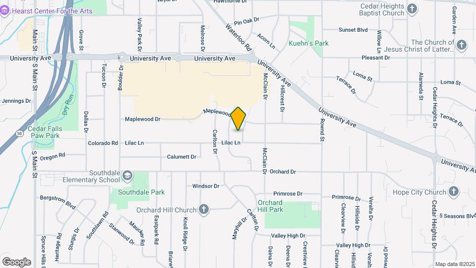 3311 Pridemore Dr Map and Location Details