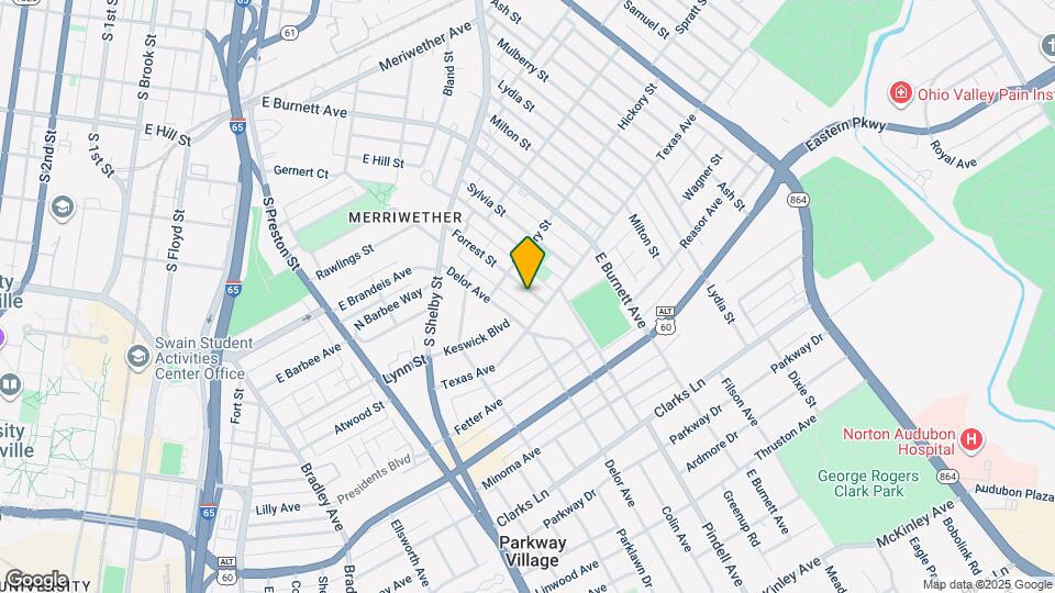 1122 Forrest St Map and Location Details