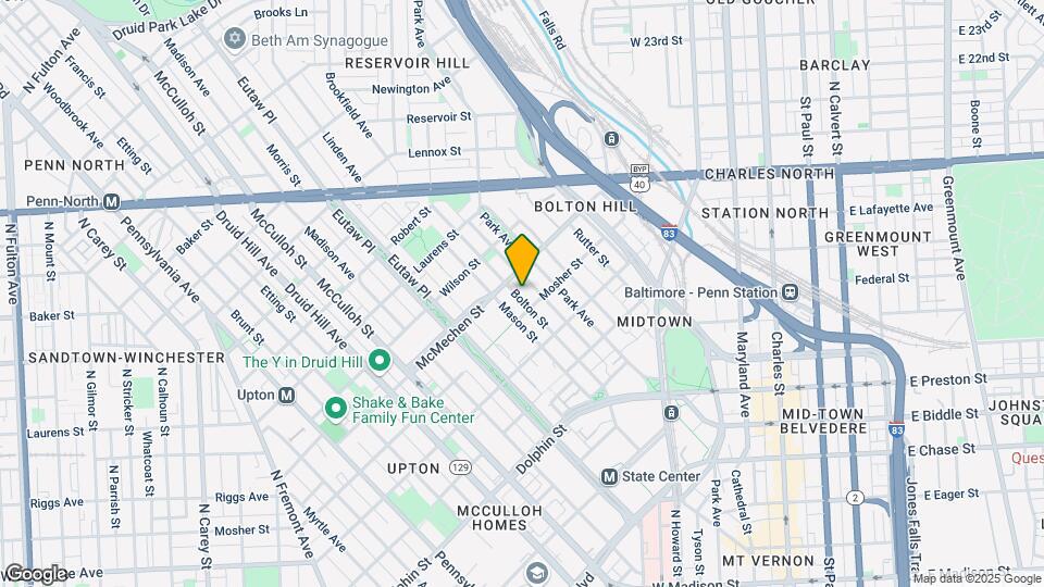 1515 Bolton St Map and Location Details