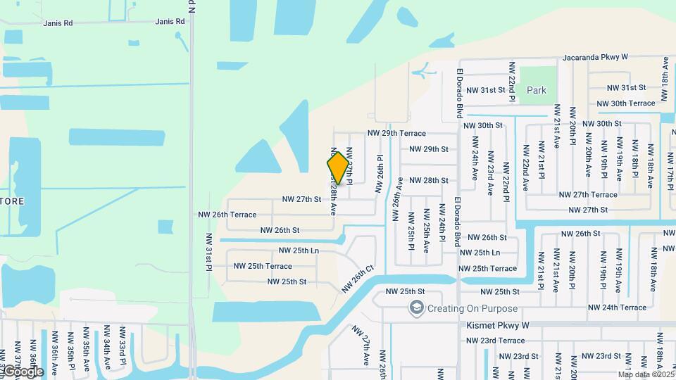 2707 Northwest 28th Ave Map and Location Details
