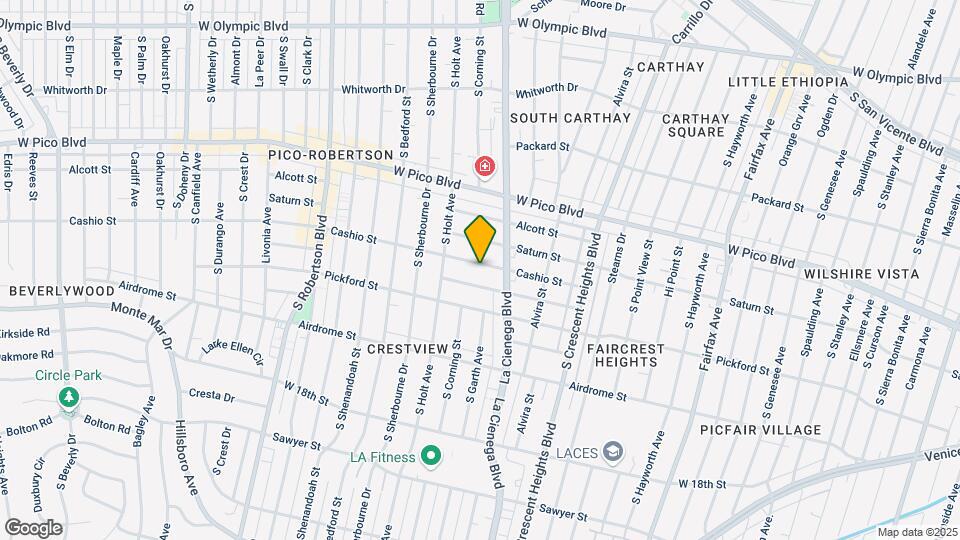 8528 Cashio St Map and Location Details