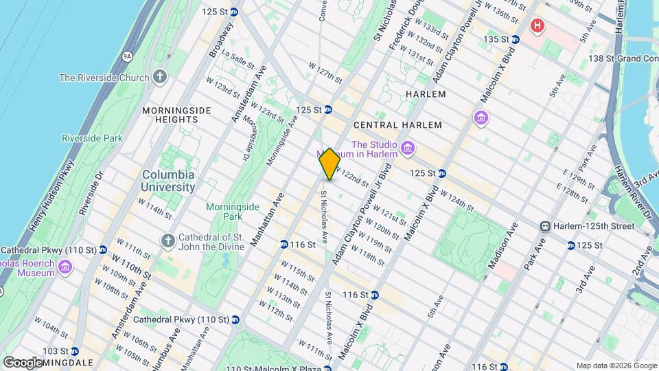 266 W 121st St, Unit 4 Mapa y Detalles de la Ubicación