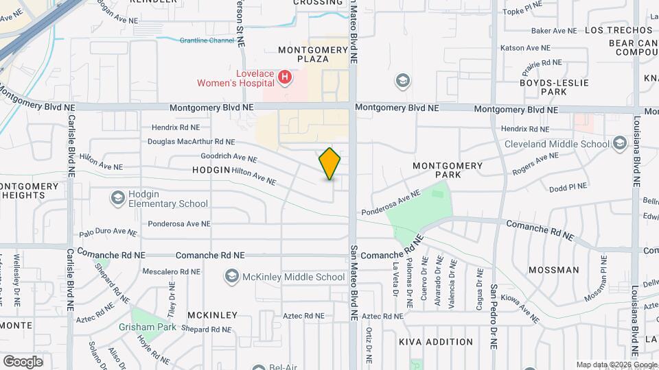 4005 Van Buren St NE Map and Location Details