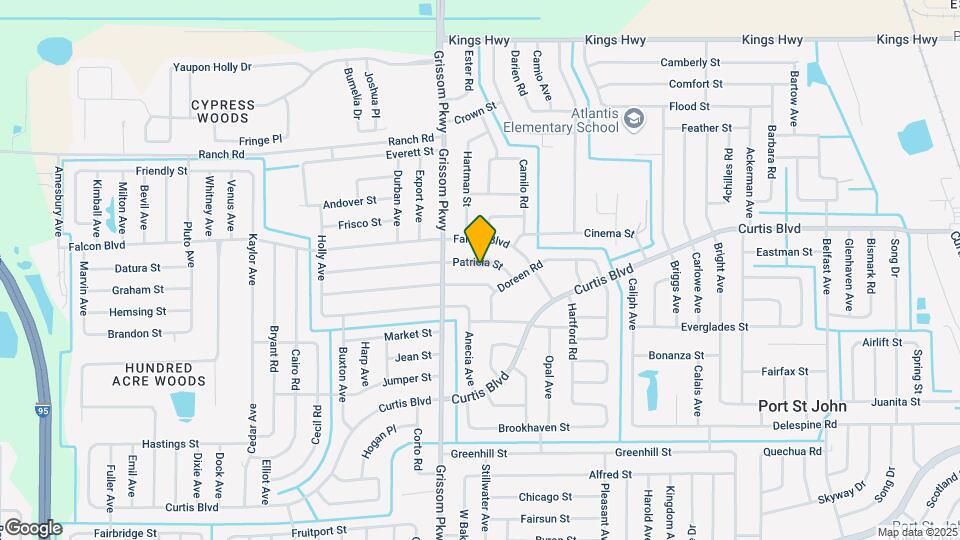4951 Patricia St Map and Location Details