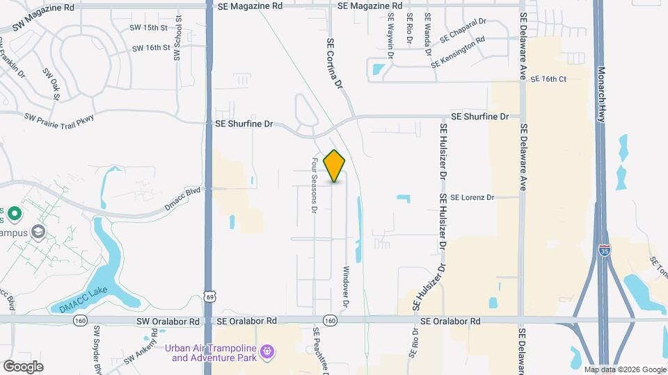 1921 Winter Park Dr Mapa y Detalles de la Ubicación