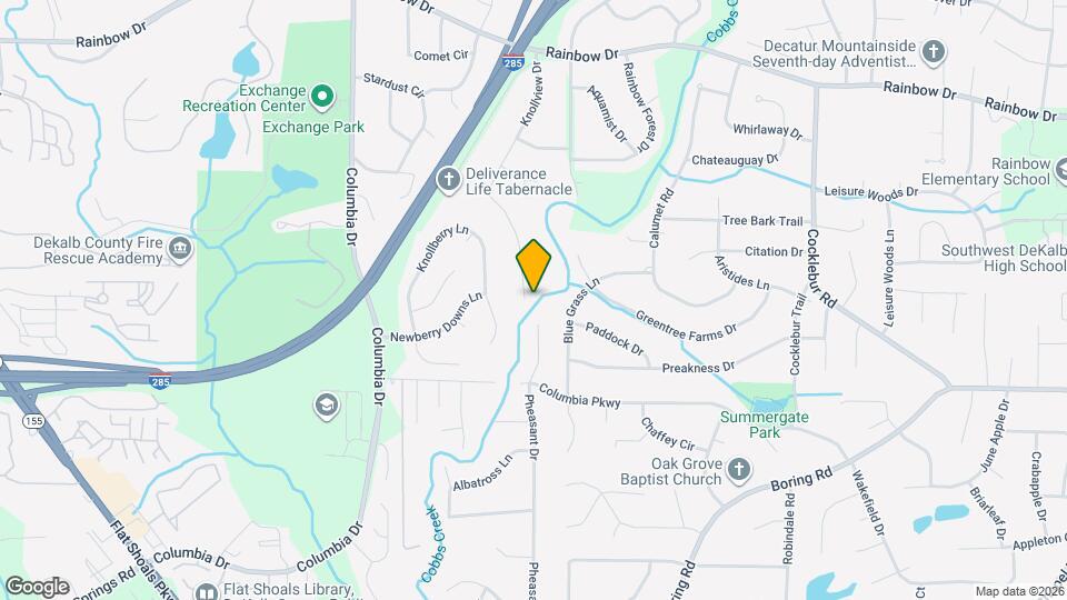 2902 Knollview Dr Map and Location Details