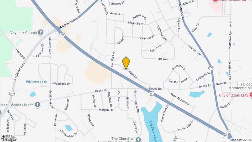 260 Dixie Dr Map and Location Details