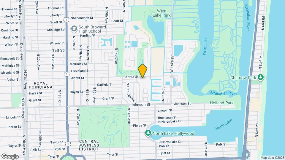 1237 Garfield St Map and Location Details