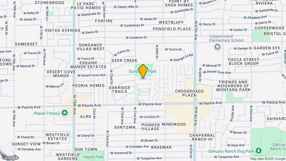 7031 W Lincoln St Map and Location Details