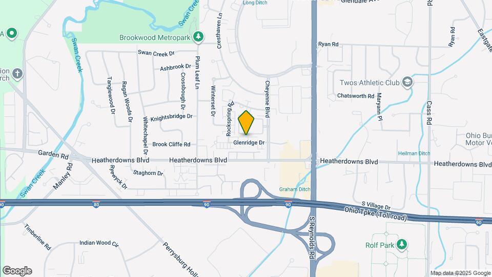 5428 Glenridge Dr Map and Location Details